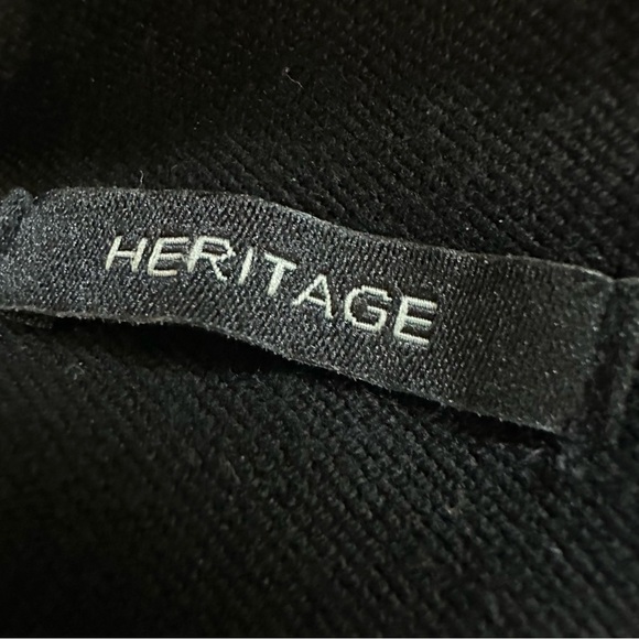 Talbots Heritage Black Side-Zipper Career Pants, Black, 14P - Picture 5 of 6